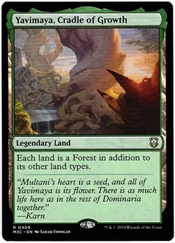 MTG Modern Horizons 3 Commander Yavimaya, Cradle of Growth (Rare) - Image 1
