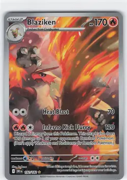 Blaziken #192 Pokemon Destined Rivals TCG HOLO RARE MINT - Image 1