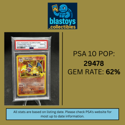 2021 Pokemon TCG Charizard 4/102 Celebrations Classic Collection PSA 10 GEM MINT - Image 4