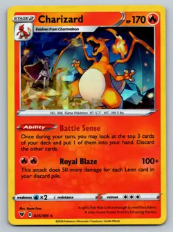 Pokemon TCG Charizard 025/185 Cracked Ice Vivid Voltage Deck Exclusive NM - Image 1