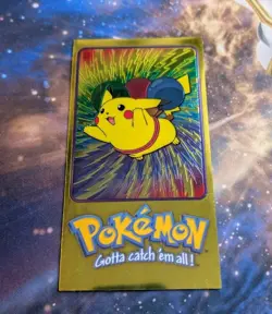 Pokemon 1999 Topps Oversized Topper TV Animation Edition Series 2 Pikachu 4 of 5 - Image 1