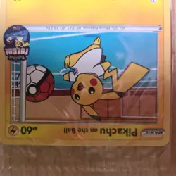 Pikachu On The Ball Pokemon TCG Pokemon Futsal 001/005 SEALED - Image 3