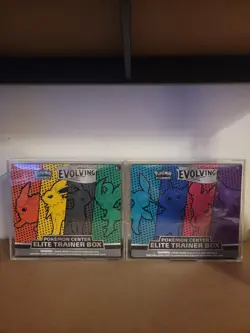 Pokemon Center Exclusive Evolving Skies Elite Trainer Box (ETB) Sealed Set of 2 - Image 1