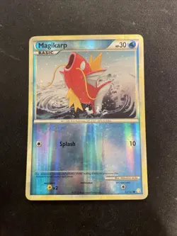 2010 Pokemon Pokemon HeartGold & SoulSilver Magikarp 72/123 Reverse Holo (LP) - Image 1