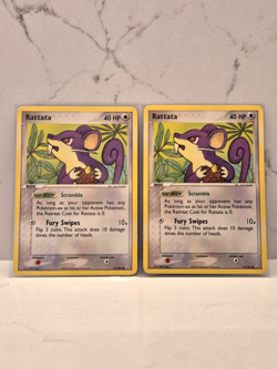 Pokemon 2004 Rattata EX Team Rocket Returns 71/109 Common LP (Left available) - Image 3
