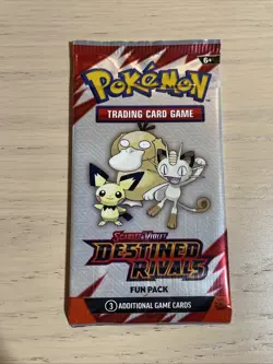 1x Pokemon Scarlet & Violet Destined Rivals Fun Booster Pack Factory Sealed - Image 1
