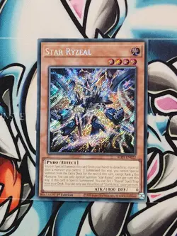 ALIN-EN022 Star Ryzeal. Secret Rare. 1st Ed. YuGiOh - Image 1