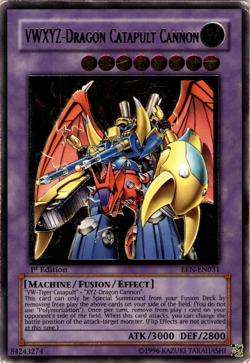 MCM COMIC CON EBAY LIVE YUGIOH VWXYZ-DRAGON CATAPULT DRAGON ULTIMATE 1ST ED HP - Image 1