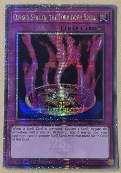 Yu-Gi-Oh! Cursed Seal of the Forbidden Spell RA03-EN076 Quarter Century Secret - Image 1