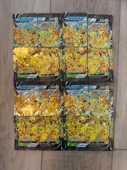 Pikachu V-Union [Set of 4] LOT OF 4! SWSH: Sword & Shield Promo Cards Holo - Image 1