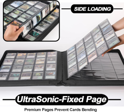 Premium Card Binder 20 Pocket - Fits 2000 Cards, 5X4 Ringless Card Album with Sl - Image 4