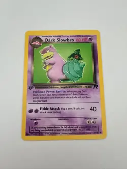Pokemon Card Dark Slowbro Team Rocket 1st Edition Rare 29/82 Near Mint - Image 2