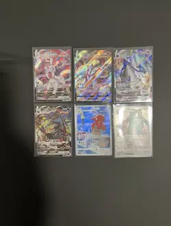 Lot 6 Cards Pokemon Umbreon , Sylveon Japanese SR CHR CSR Vmax Mint - Image 1