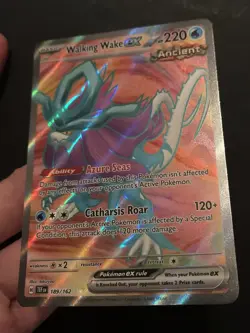 Walking Wake ex 189/162 Temporal Forces FULL ART ULTRA RARE Pokemon Card NM - Image 4