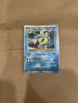 Pokemon 2002 Legendary Collection Gyarados Reverse Holo Foil Card 12/110 - Image 1
