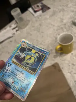 Pokemon 2002 Legendary Collection Gyarados Reverse Holo Foil Card 12/110 - Image 2