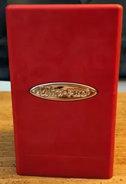 Ultra Pro Satin Tower Deckbox Red Holds 100 Double Sleeved Cards & Dice - Image 3