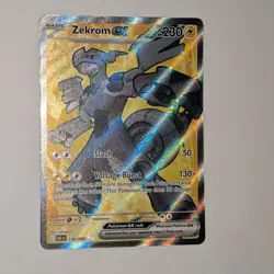 Zekrom ex 158/086 Black Bolt Ultra Rare Full Art Pokemon TCG Card - Image 1