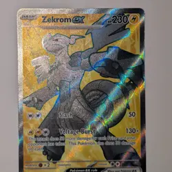 Zekrom ex 158/086 Black Bolt Ultra Rare Full Art Pokemon TCG Card - Image 3