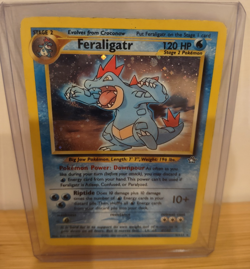 Feraligatr 5/111 Neo Genesis Holo Rare holo swirl Pokemon Card LP - Image 1