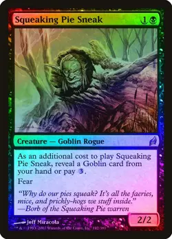 Squeaking Pie Sneak FOIL Lorwyn NM Black Uncommon MAGIC MTG CARD ABUGames - Image 1
