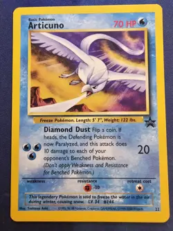 Pokemon Card Articuno Black Star Promo 22 WOTC NM - Image 1