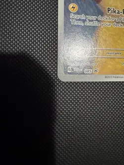 Pokemon Van Gogh Museum: Pikachu with Grey Felt Hat Promo Card - Image 2
