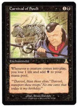 1x Carnival of Souls - Urza's Destiny - MTG Single - Image 1