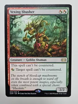 Magic The Gathering MTG VEXING SHUSHER Double Masters NM Near Mint - Image 1