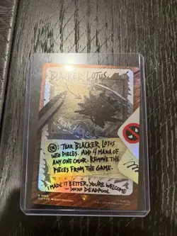 Blacker Lotus (Rainbow Foil) Secret Lair Drop Magic The Gathering Near Mint - Image 2