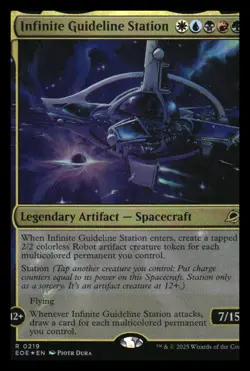 Infinite Guideline Station Foil Edge of Eternities MTG - NM+ - Image 1