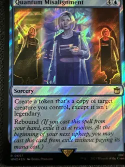 Quantum Misalignment (Surge Foil) Universes Beyond: Doctor Who Foil - Image 1