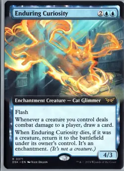 Enduring Curiosity (Extended Art) R Duskmourn: House of Horror 371 NM - Image 1