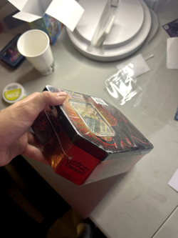 Destined Rivals Team Rocket Tin (Persian ex) - Sealed New - Pokemon TCG - Image 2