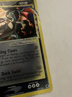 Pokemon TCG Charizard Gold Star EX Dragon Frontiers 100/101 Holo Rare - Image 4