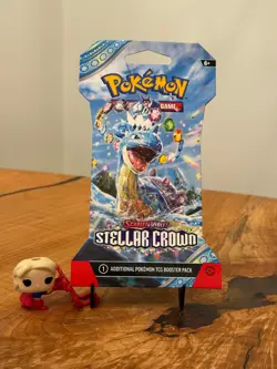 Sleeved Booster Pack (x4) - Pokemon TCG: Sv: Stellar Crown Expansion - Image 1
