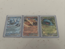 Charizard EX 6/165 & Venusaur EX 3/165 & Blastoise EX 9/165 151 Pokemon TCG NM - Image 1