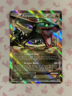 Pokemon TCG Rayquaza EX 85/124 Ultra Rare Holo LP/MP - Image 1