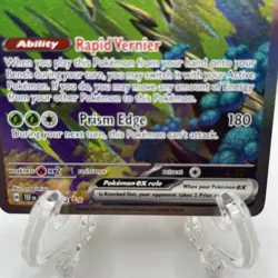Pokemon TCG Temporal Forces Iron Leaves EX 203/162 Special Illustration Rare SIR - Image 4