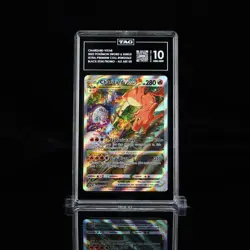2022 POKEMON CHARIZARD VSTAR ULTRA PREMIUM COLL. BLACK STAR PROMO SWSH262 TAG 10 - Image 1