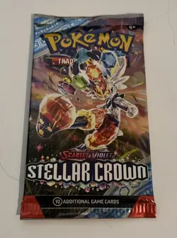 Pokemon TCG: Scarlet & Violet STELLAR CROWN Pack Booster SV07 - Image 1
