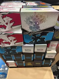 Lot Of 50 Empty ETB Elite Trainer Box POKEMON Prismatic Surging READ DESCRIPTION - Image 2