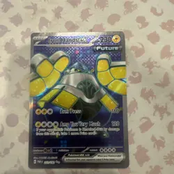 Pokemon TCG Iron Hands EX Paradox Rift 223/182 Holo Ultra Rare - Image 1