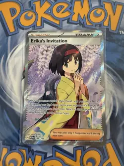 Pokemon TCG Erika's Invitation Scarlet & Violet 151 Ultra Rare Full Art 196/165 - Image 3