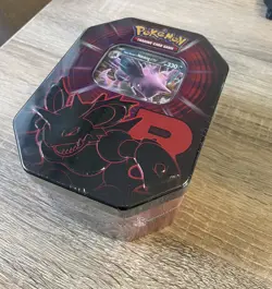 Pokemon TCG Team Rocket Tin Nidoking Ex Brand New and Sealed - Image 3