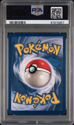 1999 POKEMON GAME MOVIE PROMO #5 DRAGONITE PSA 8 - Image 2