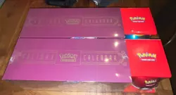 Lot x2 Pokemon 2025 Holiday Advent Calendar New Factory Sealed 2 Pack Costco - Image 2