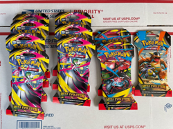 NEW Sealed Pokemon TCG Mega Evolution Sleeved Booster Packs - x10 Booster Packs - Image 1