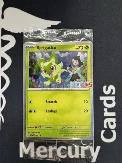 Pokemon TCG 1x Sprigatito - Horizons - Surging Sparks - Promo SVP 191 Sealed - Image 1