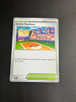 Pokemon 2024 TCG - Lively Stadium 180/191 - Uncommun - Surging Sparks - Image 1